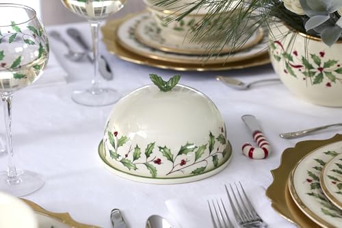 Lenox Holiday Small Porcelain Christmas Covered Serving Dish - Image 7