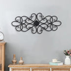 Sintosin Black Wrought Iron Wall Decor 32" x 13" - Image 6