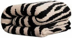 Fluffy Fleece Throw Blanket for Couch, Soft Cozy Black and White Zebra Blankets Fuzzy Thick Twin Blanket for Women, All Seasons (50x70 Inch) - Image 6