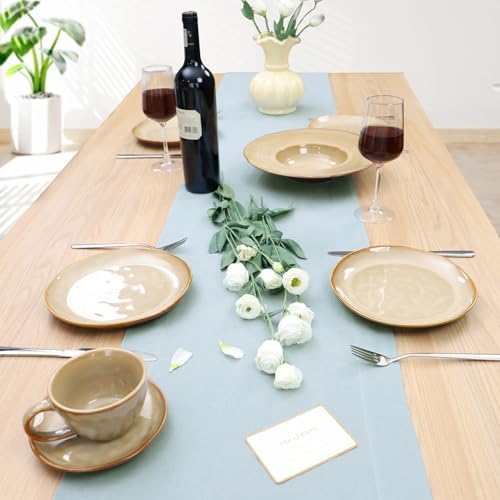Linen Table Runner 72 Inches Long, 100% French Linen Table Runners - Image 5