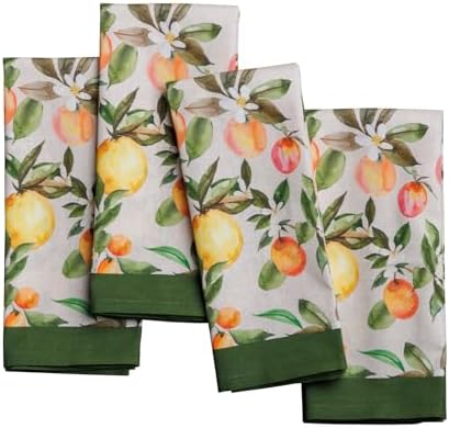 Maison d' Hermine Cloth Napkins Set of 4 Reusable 100% Cotton (18" x 18") by MaisondHermine