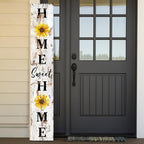 Welcome Porch Sign, Wooden, 47.2", Outdoor Front Door, Spring Summer by TOMPOP