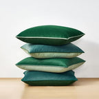 MONDAY MOOSE Decorative Throw Pillow Covers Cushion Cases, Set of 4 Soft Velvet Modern Double-Sided Designs, Mix and Match for Home Decor, Pillow Inserts Not Included (22x22 inch, Sage/Dark Green) - Image 3