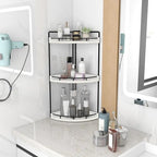 Dorhors Corner Bathroom Organizer Countertop,Vanity Counter Storage Shelf - Image 2