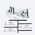 iwa concept Bismillah Alhamdulillah Mashallah Islamic Home Decor | Islamic Table Decors | Ramadan Decoration | Eid Decor | Islamic Home Art | Muslim Gift| (Bismillah, Silver) - Image 2