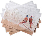 Maison d' Hermine Placemats Set of 4 Reusable 100% Cotton (13"x19") by MaisondHermine