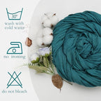 12 Pack Teal Cheesecloth Table Runner 23 x 120 Inch 10Ft - Image 4
