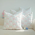 JOJUSIS Decorative Pillow Covers Pack of 4 Throw Pillowcases Faux Fur Couch Cushion Easter Rabbit 24" x 24" by JOJUSIS