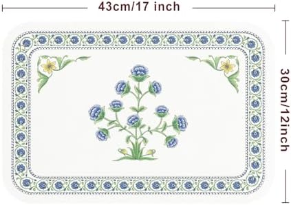 patdrea Designer Vintage French PVC Placemats Set of 6,12"x17"-Ivar B - Image 4