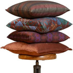 Floral Patterned Decorative Throw Pillow Covers, Set of 4, 18x18 Inch Modern Accent Pillow Covers 4 Pack - Image 4
