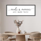 YWJKWLGS Kitchen Signs Wall Decor Art Meals and Memories Are Made Here Sign - Image 3