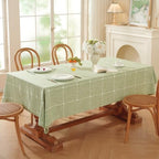 Zobesta Green Table Cloth Rectangle Table 120x53 InchTablecloth Rectangle - Image 2