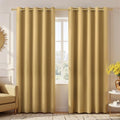 KOUFALL Gold Luxury Blackout Curtains for Living Room,Elegant Livingroom Curtain 84 Inches Long Cortinas Doradas para Sala Elegantes Modernas 2025 by KOUFALL