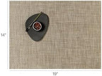 Chilewich Basketweave Placemats, Woven Rectangle Placemats Set of 4 - Image 2