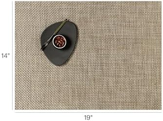 Chilewich Basketweave Placemats, Woven Rectangle Placemats Set of 4 - Image 2