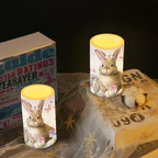 Rabbit Flameless Candles with Remote and Timer LED Candles Flickering Battery Operated Fake Candle for Home Easter Bedroom Living Room Dining Room Table Decor Set of 2 - Image 6