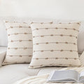 YEENAASY Boho Throw Pillow Covers 22x22 Set of 2 Farmhouse Pillow Cases by YEENAASY
