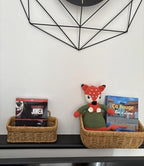 Wicker Style Wall Baskets, Hanging Storage Organizer - Image 6