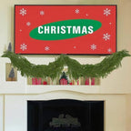 4 Pcs 9 FT Christmas Garland, Artificial Norfolk Pine Garland - Image 5