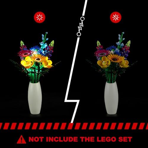BRIKSMAX Led Light Kit for Lego-10313 Wildflower Bouquet - Compatible with Lego Icons Building Set- Not Include Lego Set - Image 5