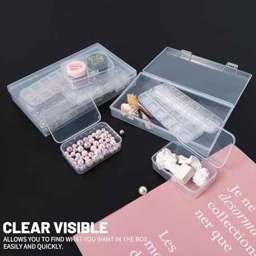 LJY 20 Clear Plastic Boxes, 3 Sizes for Hardware - Image 3