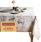 Maison d' Hermine Table Cloth Rectangle Table Reusable 100% Cotton 54"x72" by MaisondHermine