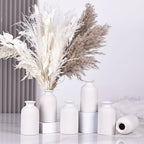 White Bud Vases Set of 6 - Mini White Ceramic Vases for Flowers, Modern Bud Vase for Table Decor, Boho Small Vase for Home Decor, Centerpieces in Bulk for Wedding, Home, Table, Party Decor - Image 5
