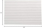 Restaurantware White Vinyl Woven Placemat, 16 x 12 in, 6 Pack - Image 4