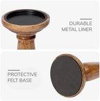 JFY Designs Ashbourne Candle Holders for Pillar, Farmhouse Fireplace Décor - Image 5