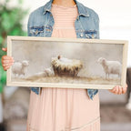 Simply Said, INC Baby Jesus Manger Nativity Scene Art Christmas Farmhouse Frames Decor, 10 x 24 inch Rustic Wood Sign, Made in USA, FF1363 - Image 3
