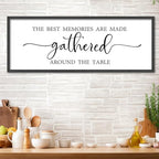 The Best Memories Are Made Gathered Around the Table Dining Room Wall Decor - Image 7