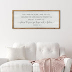 Jeremiah 29:11 Wall Art, For I Know The Plans I Have For You 40"×15" Wood - Image 6