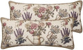 patdrea Designer Velvet Throw Pillow Cover,Set of 2,12"x28"-Hoenycan by patdrea