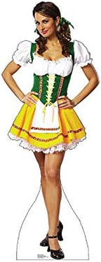 Cardboard People Beer Garden Girl Life Size Cardboard Cutout Standup by CardboardPeople