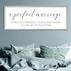SRSZHIYUE A Perfect Marriage Wedding Decor Sign, White, 40"×15" - Image 7