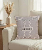 Indian Cotton Cushion Cover Sabra Kilim Pillow Cover Designer Decorative Sofa 18x18 Inche Handwoven Cushion Case for Farmhouse Home Decor Spring Decorative Pillow (Pattern 11) - Image 2