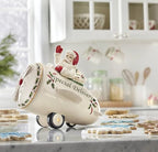 Lenox 863640 Holiday Airplane Cookie Jar - Image 6