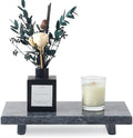 Natural Marble Tray Pedestal Stand – Soap & Jewelry Riser for Bathroom Counter, Kitchen Sink, Vanity Organizer, Decorative Stone Catchall for Perfume, Candles by SumlusMarbleTheory