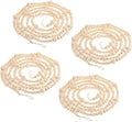 Boao Christmas Wooden Beads Garland, Christmas Tree Decor (Beige) by Boao
