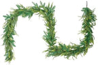 6 Ft Christmas Cedar Garland, Real Touch Pine Garlands, Artificial Realistic Faux Greenery Garland for Xmas Home Fireplace Wall Indoor Outdoor Christmas Decorations (Eriksson Cypress, 6 FT) by SAYA+KIJI