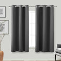 KOUFALL Short Black Out Curtains 54 Inch Long for Windows,Grommet Blackout Curtains 54 Inch Length 2 Panels Set by KOUFALL