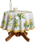 Maison d' Hermine Table Cloth Round Table Reusable 100% Cotton 63" Diameter by MaisondHermine