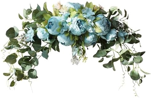 Wedding Arch Flowers 30 Inch Rustic Artificial Floral Swag Decor by H%26S+BRIDAL