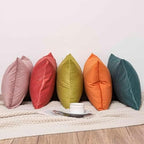 JUSPURBET 28x28 Euro Velvet Throw Pillow Covers Set of 2,Emerald - Image 5