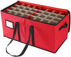 Sattiyrch Christmas Ornament Storage Box,Box Contributes Slots for 128 Holiday Ornaments 3-Inch - Image 2