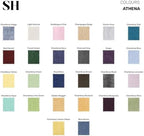 Solino Home 100% Pure Linen Placemats Black, Athena 14 x 19 in, Set of 4 - Image 6