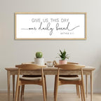 Give Us This Day Our Daily Bread Sign Kitchen-Dining Scripture Wall Decor - Image 5