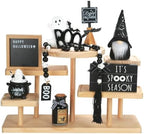 Halloween Decorations Indoor, 8pcs Halloween Tiered Tray Decor Set by SYNCVIBE