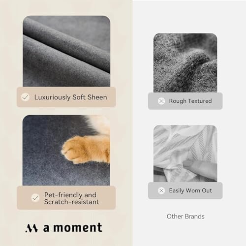 a moment Waterproof Throw Pillow Covers Set of 4,24x24 Inch Outdoor Stain Resistant Pet Friendly Pillowcases Cushion Covers for Patio Sofa and Living Room,Ocean's Dream - Image 3