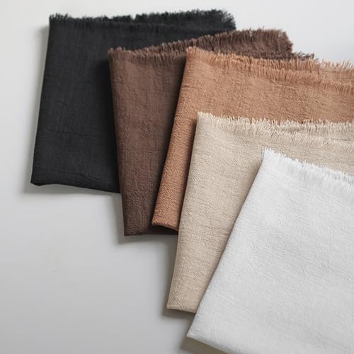 Handmade Cloth Napkins 100% Cotton Napkins with Fringe，Delicate Handmade Cloth Napkins for Dinners, Parties, Weddings and More，18 x 18 Inch Set of 12 - Beige - Image 6